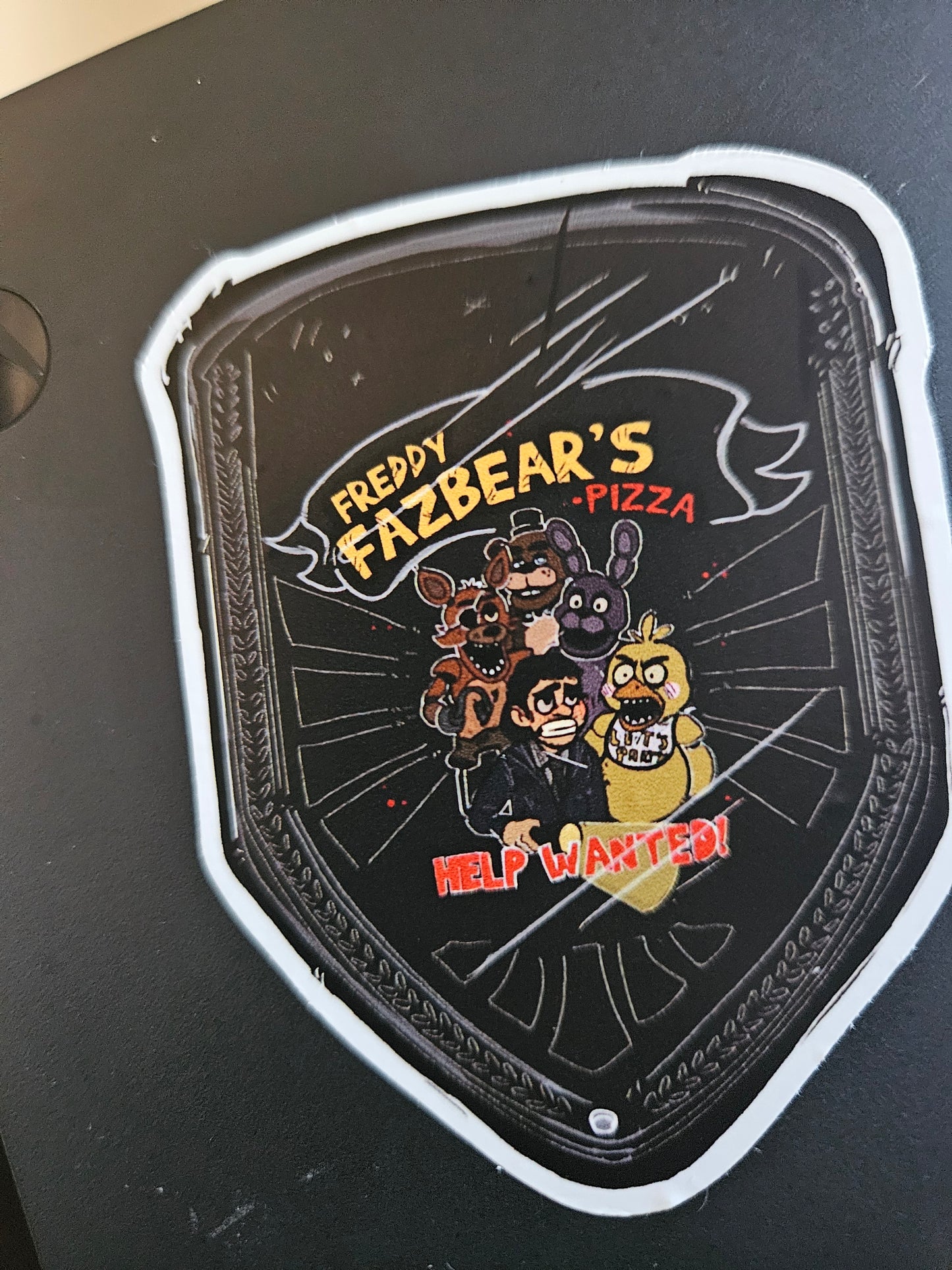 Five Nights at Freddy’s “Help Wanted” Sticker | Horror Game Fan Art |