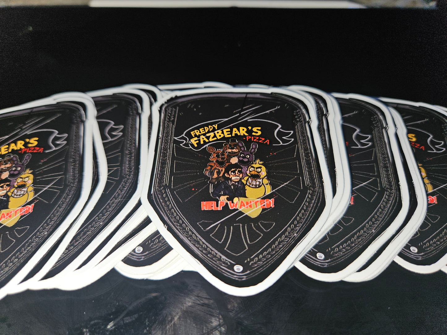 Five Nights at Freddy’s “Help Wanted” Sticker | Horror Game Fan Art |